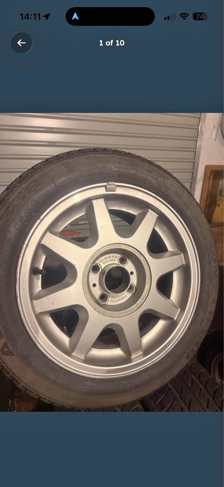 Found metal alloys wheels