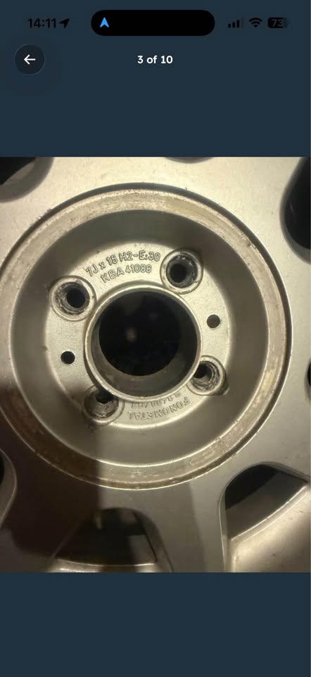 Found metal alloys wheels – poza 3