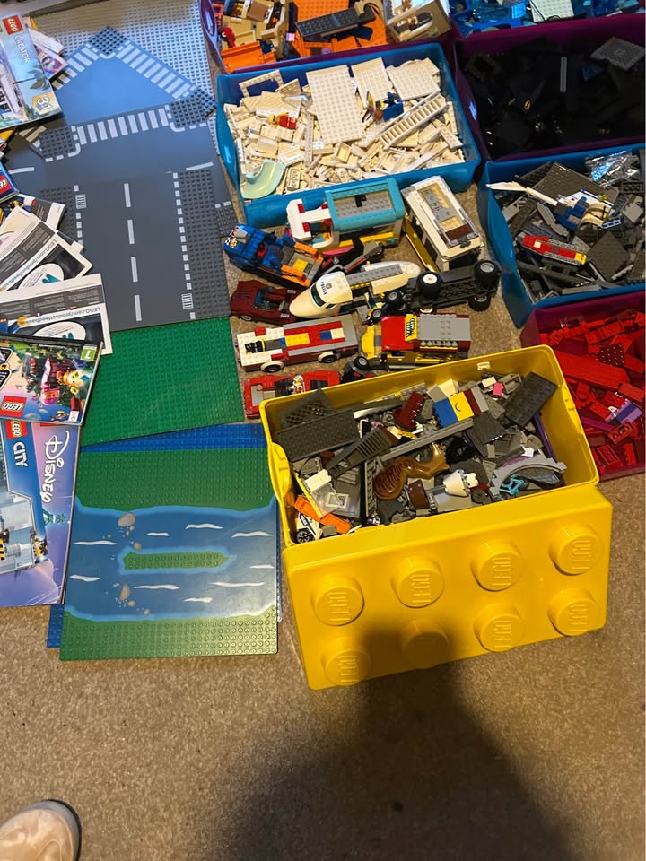 Huge collection of lego ,baseplates , vehicle's, wheels etc – poza 4