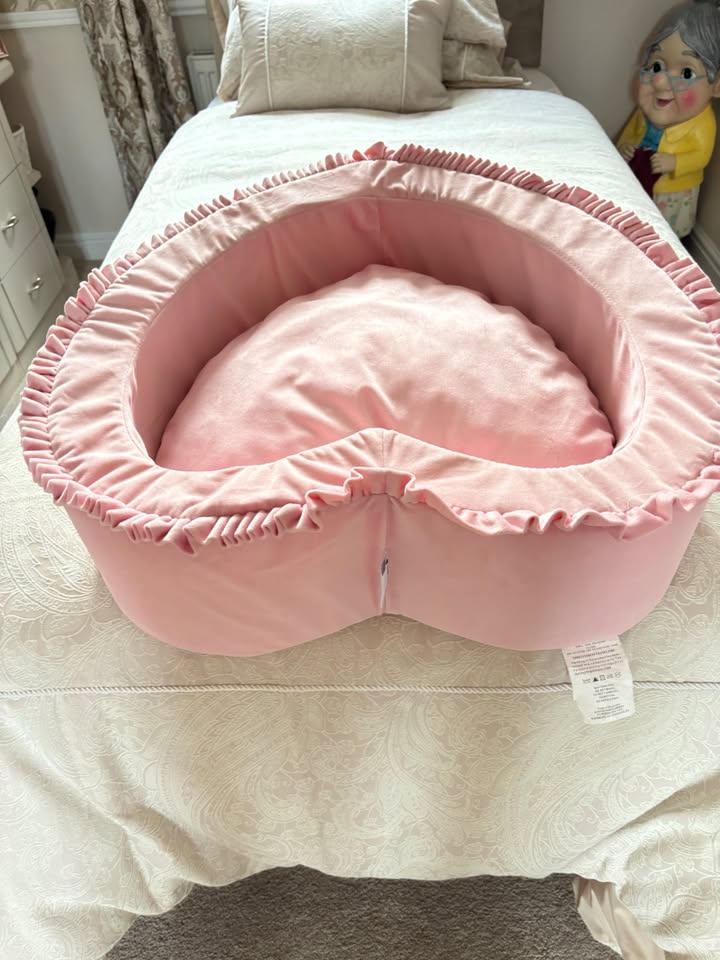 heart shaped lovely dogs bed – poza 2