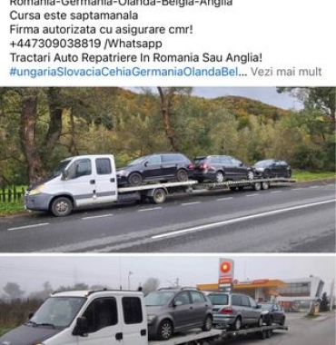 Transport Auto Romania Anglia